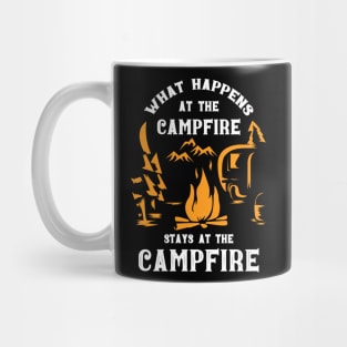What Happens At The Campfire Grandpa Renter Gift Mug
